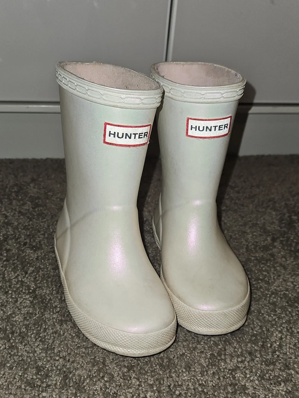 Hunter Kids Iridescent Rain Boots